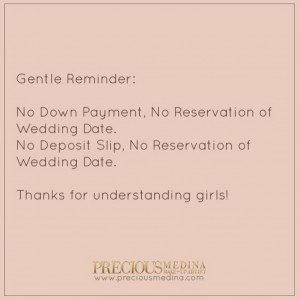 make-up, down payments