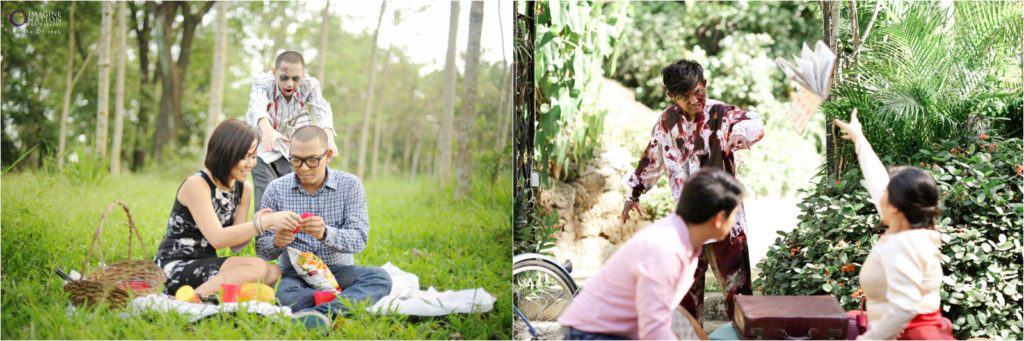 The Walking Dead, Photos by Arlene Briones (L) and Team Benitez Photo (R)